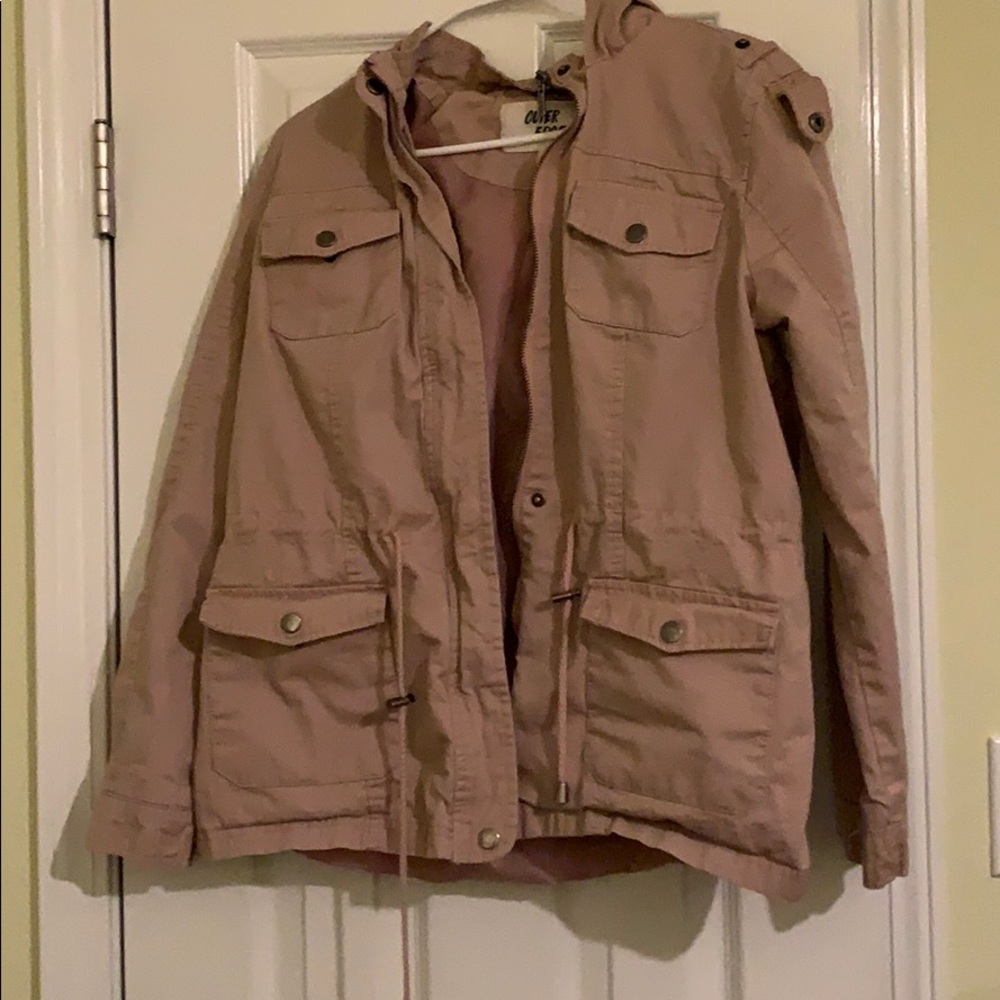 Dusty pink anorak jacket